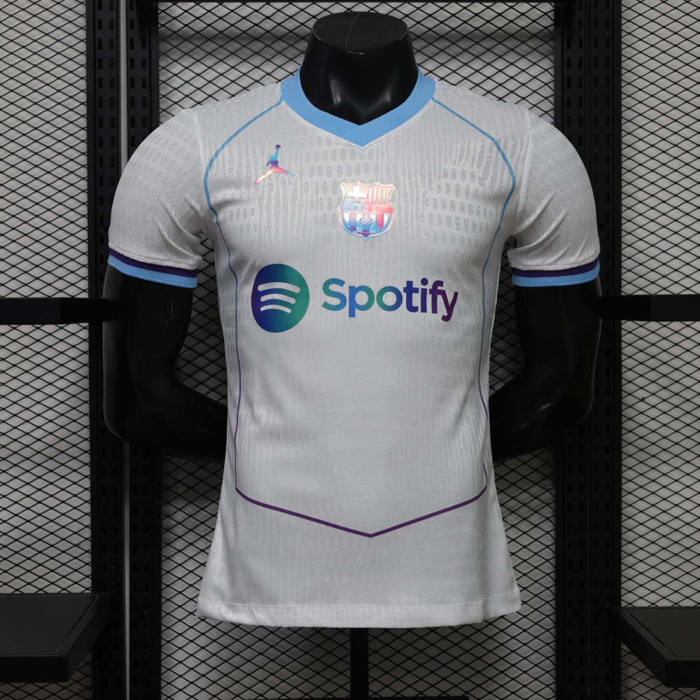 2026/27 Barcelona Special Edition White Player Version Soccer Jersey