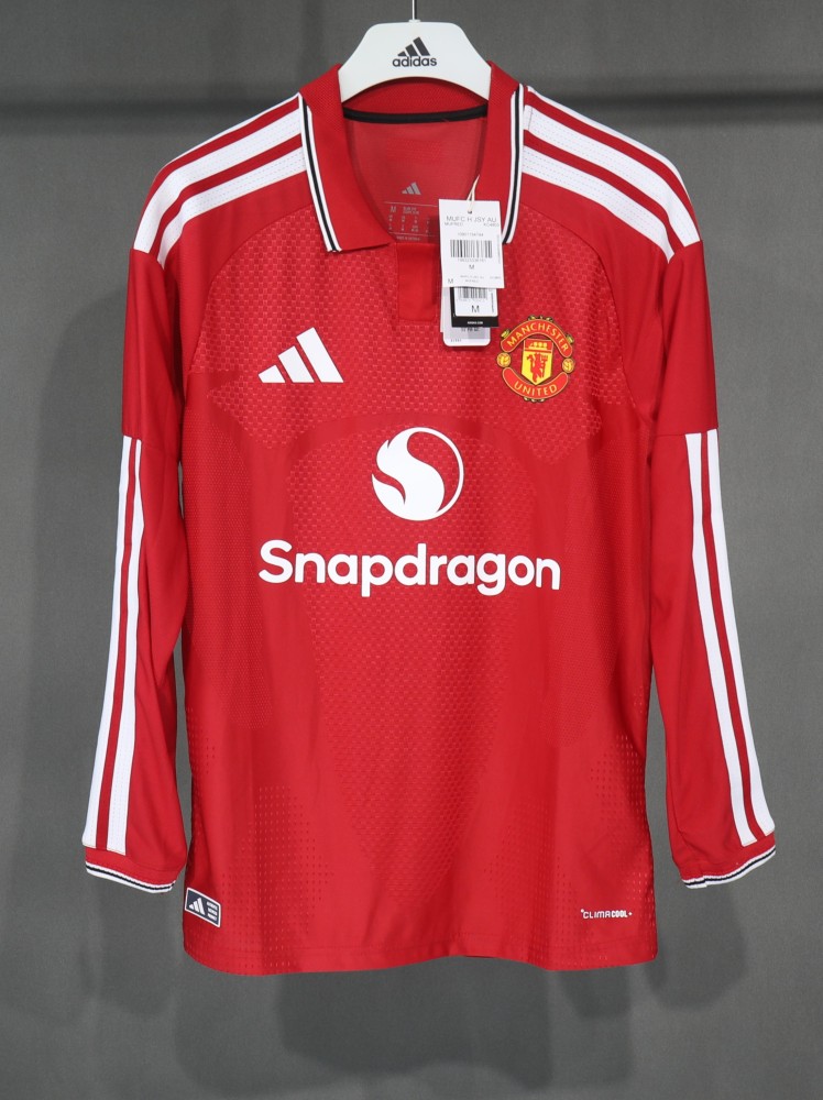 2026/27 Manchester United Home Long Sleeve Player Version Soccer Jersey