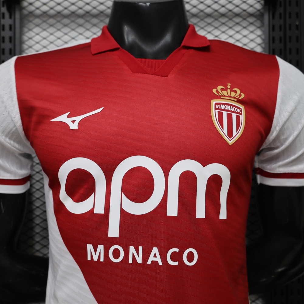2026/27 Monaco Home Player Version Soccer Jersey