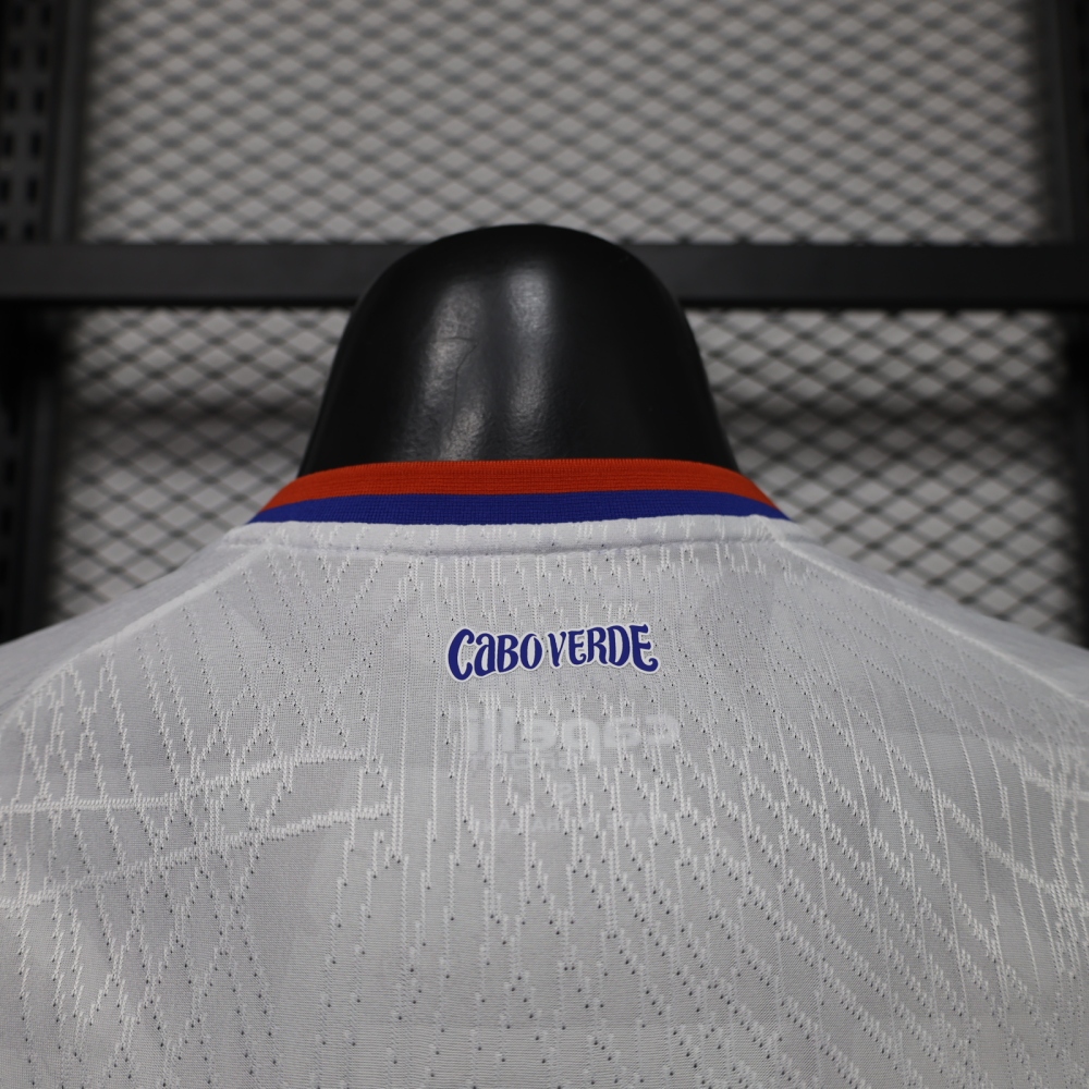2026 Cape Verde Home Player Version World Cup Soccer Jersey