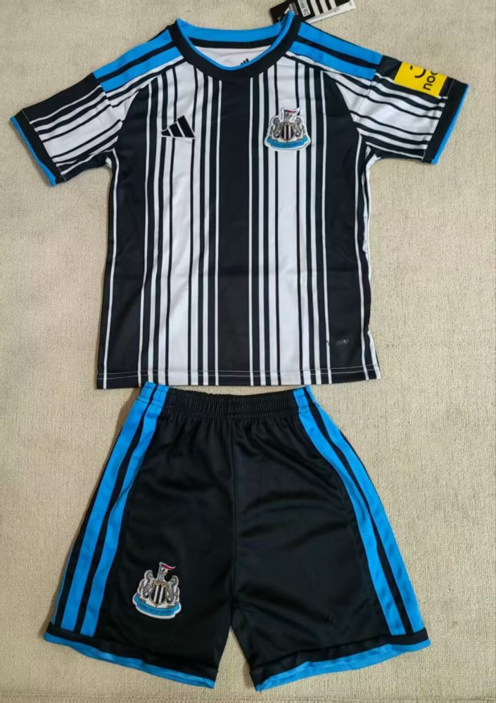 2026/27 Kids Newcastle Home Fan Version Soccer Jersey