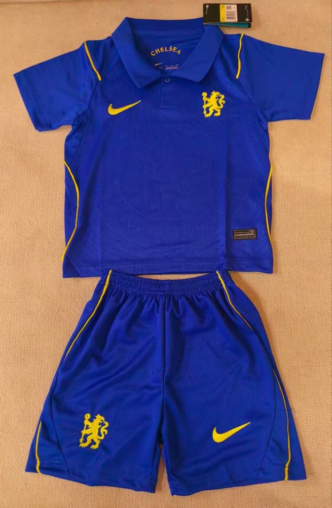 2026/27 Kids Chelsea Home Fan Version Soccer Jersey