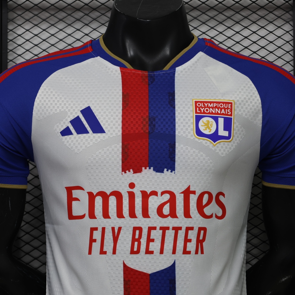 2026/27 Olympique Lyonnais Home Player Version Soccer Jersey