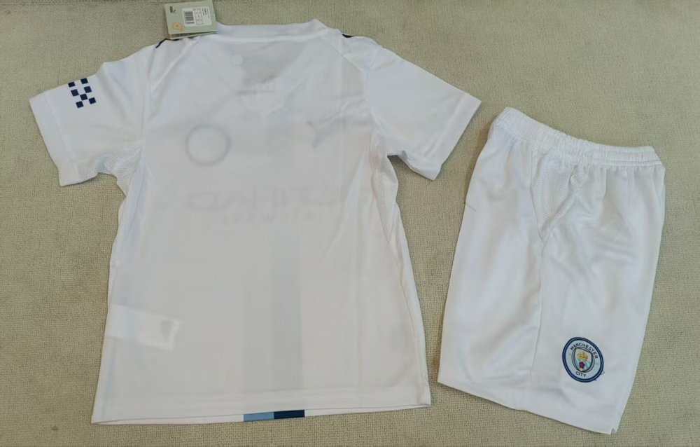 2026/27 Kids Manchester City Away Fan Version Soccer Jersey