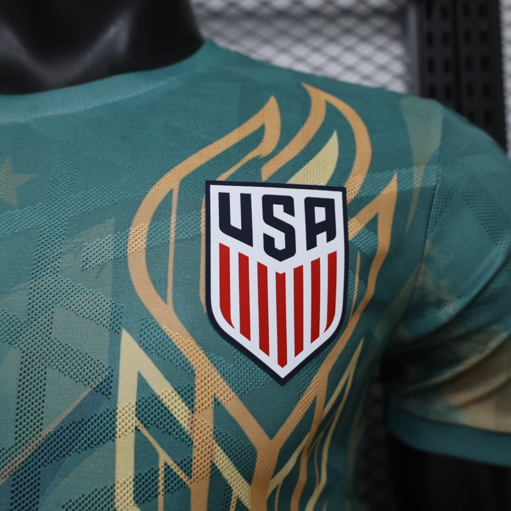 2026/27 USA Special Edition Green Player Version Soccer Jersey