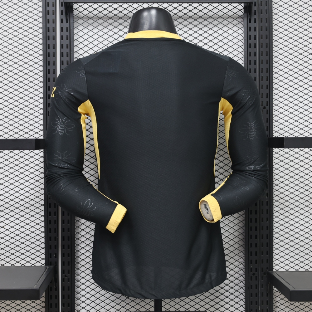 2026/27 Manchester City Away Long Sleeved Player Version Soccer Jersey