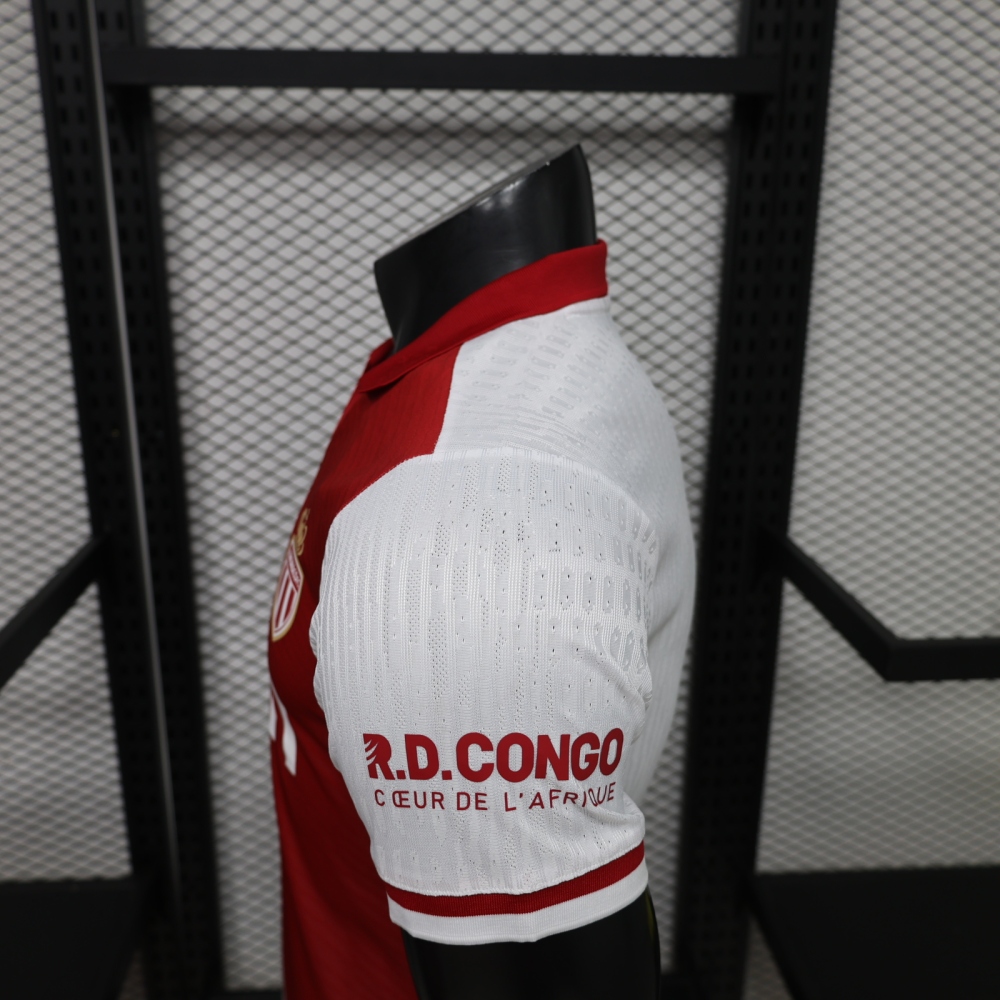 2026/27 Monaco Home Player Version Soccer Jersey