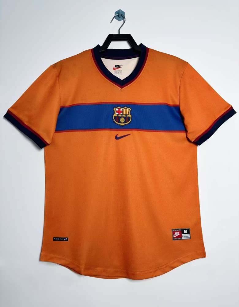1998/99 Barcelona Retro Second Away Soccer Jersey
