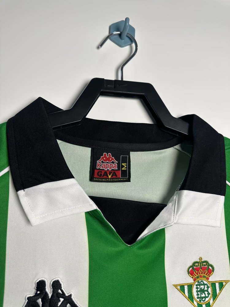 1998/99 Real Betis Home Retro Soccer Jersey