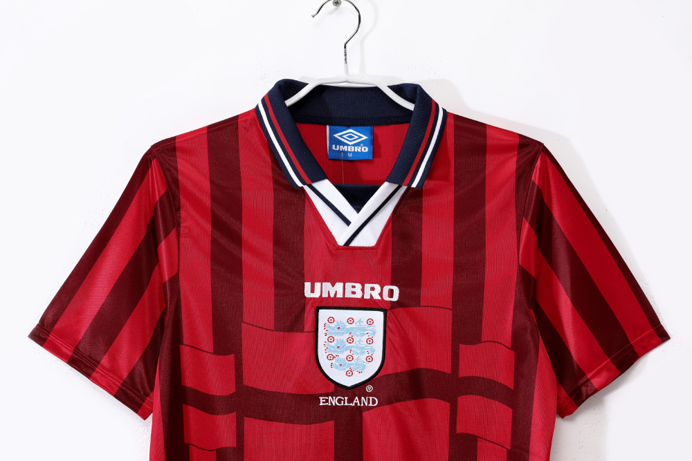 1998 England Away Retro Soccer Jersey