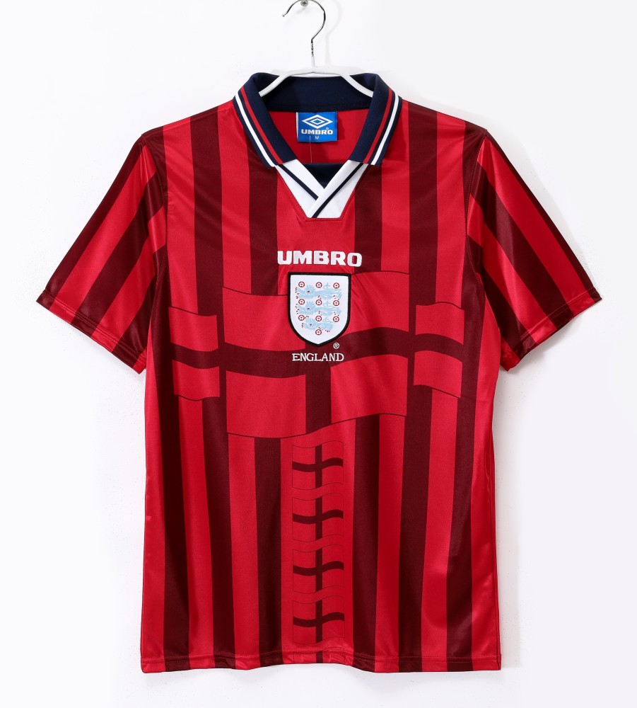 1998 England Away Retro Soccer Jersey