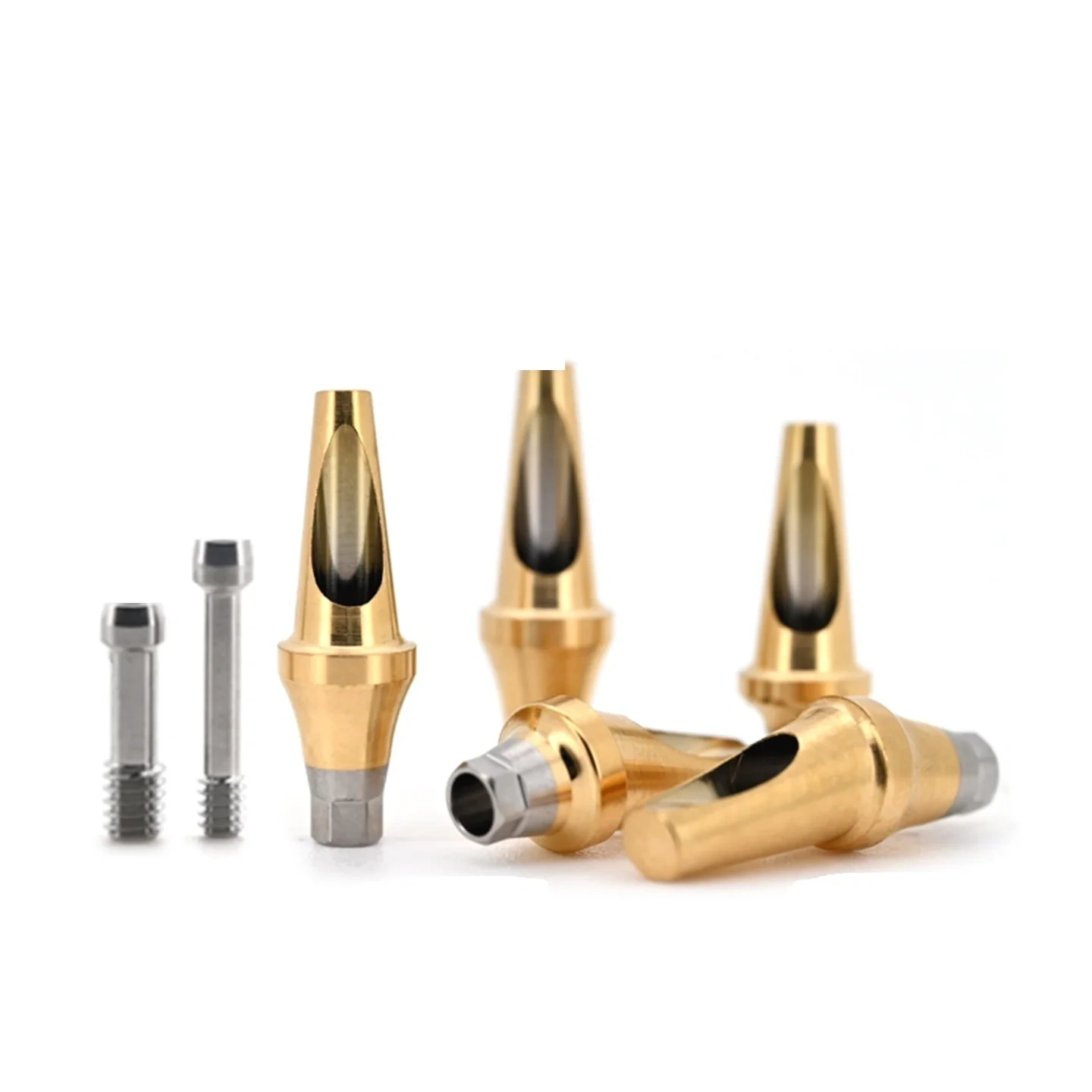 Osstem GS TS Dental Implant Angled Abutment Hiossen ET Titanium 17 Degree Cement Retained Restoratio Angled Abutment