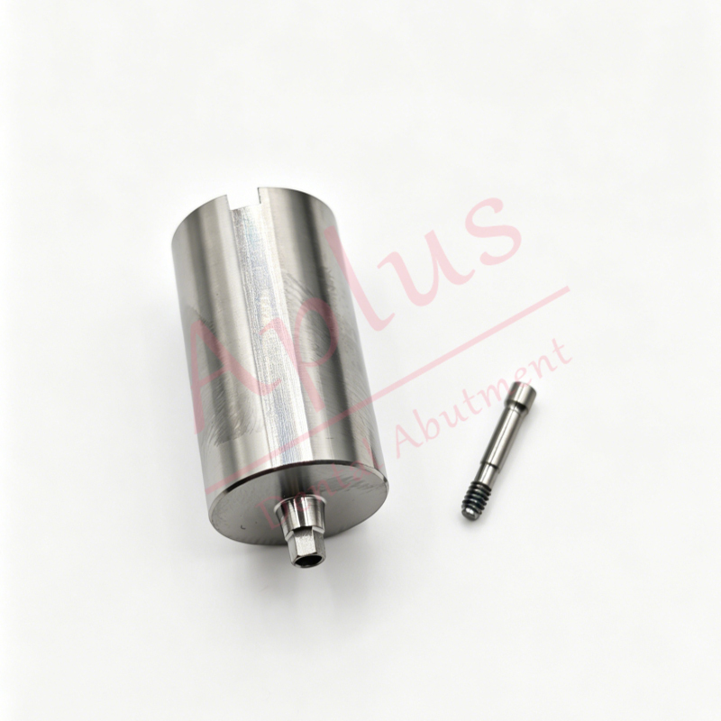 Neodent GM Titanium Block 135.252 Premill Blank for Medentika Holder, Titanium, Ø11.5 mm Dental Implant Medentika Premill for Neodent GM Customized Titanium Abutment