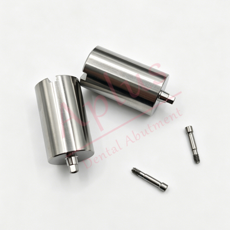 Neodent GM Titanium Block 135.252 Premill Blank for Medentika Holder, Titanium, Ø11.5 mm Dental Implant Medentika Premill for Neodent GM Customized Titanium Abutment