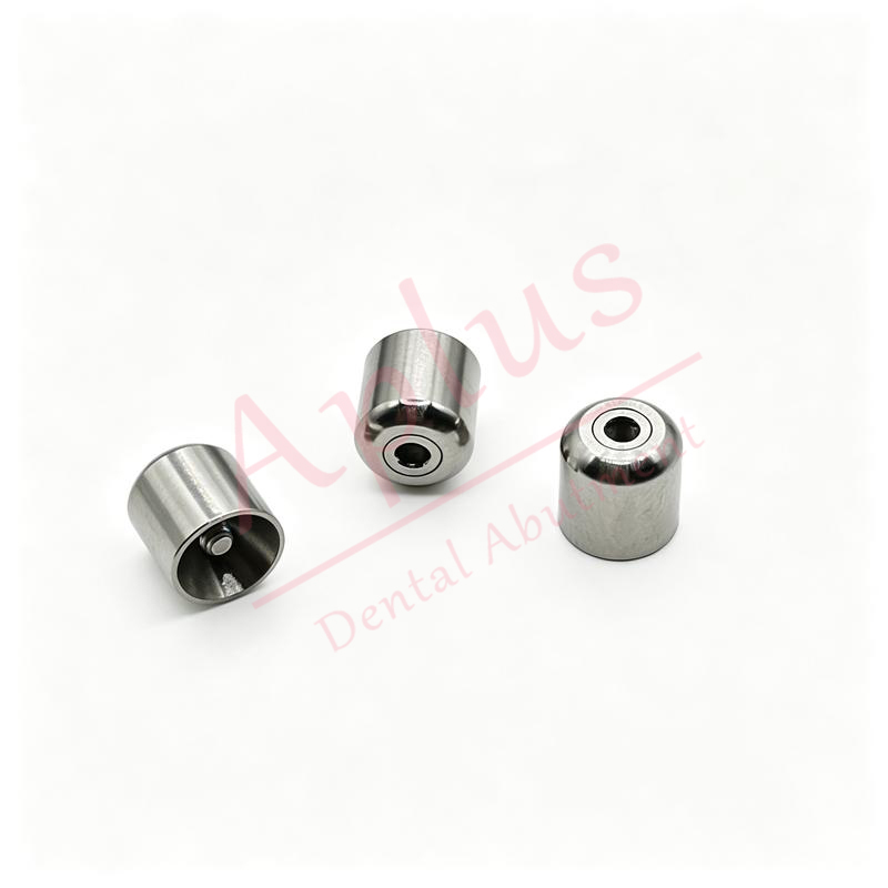 Compatible Neodent GM 106.268 Multi unit Healing Cap Ø 4.8 mm Neo Mini Conical AButment Protection Cylinder Titanium Protection Cap