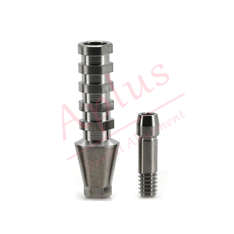 Compatible Osstem TS GS Regular Temporary Abutment Dental Implant Hiossen ET Mini Titanium Temporary Abutment Engaging and Non Engaging Temporary Prosthesis