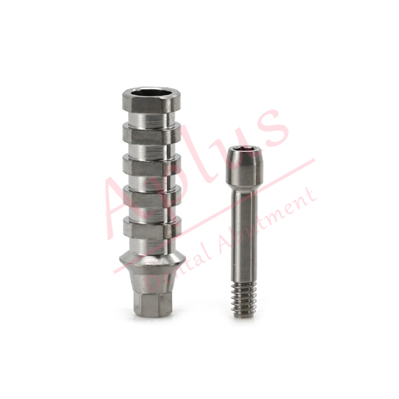 Compatible Osstem TS GS Regular Temporary Abutment Dental Implant Hiossen ET Mini Titanium Temporary Abutment Engaging and Non Engaging Temporary Prosthesis