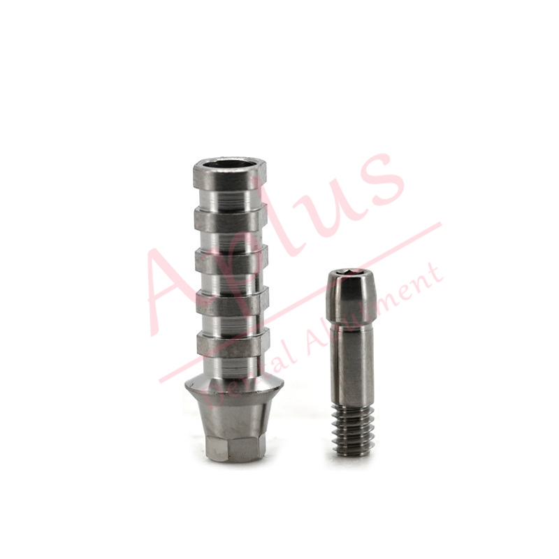 Compatible Osstem TS GS Regular Temporary Abutment Dental Implant Hiossen ET Mini Titanium Temporary Abutment Engaging and Non Engaging Temporary Prosthesis