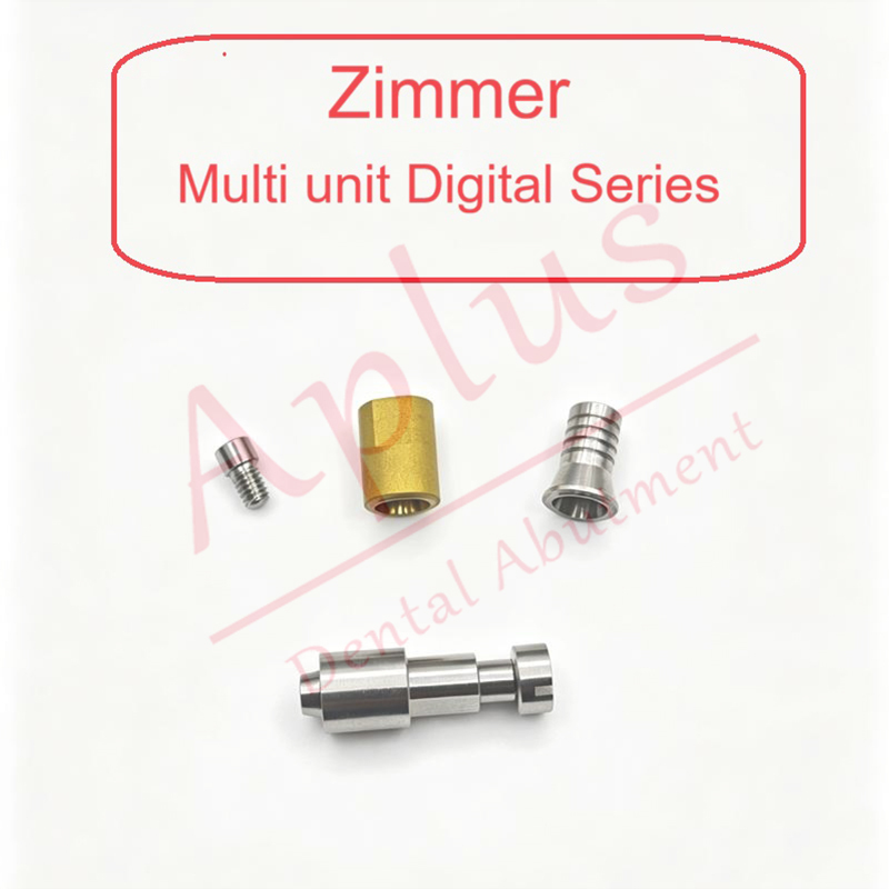 Zimmer TSV Multi unit Ti-Base Dental Implant Zimmer Tapere Screw-Vent Multi unit Scanbody Mua Digital Analog Titanium Mua Screw with Exocad 3Shape Library Multi unit Abutment Series