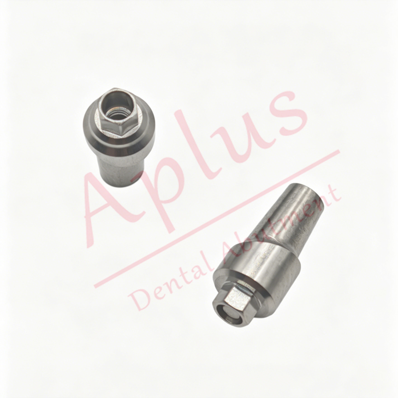 Zimmer TSV 3.5 Hex-Lock Contour Abutments, Straight Dental Implant Zimmer Tapered Screw-Vent 4.5 Titanium Straight Abutment Included Screw
