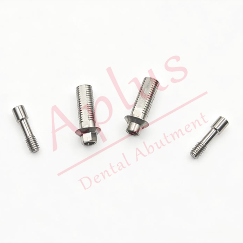 Zimmer TSV 3.5 Temporary Abutment Dental Implant Zimmer Tapered Screw-Vent 4.5 Titanium Temporary Abutment included screw Engaging and Non-Engaging