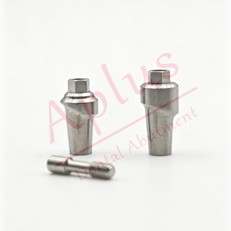 Zimmer TSV 3.5 Hex-Lock Contour Abutments, Straight Dental Implant Zimmer Tapered Screw-Vent 4.5 Titanium Straight Abutment Included Screw