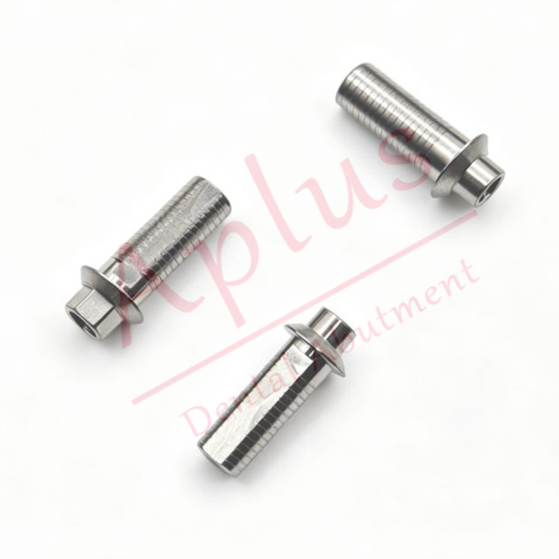 Zimmer TSV 3.5 Temporary Abutment Dental Implant Zimmer Tapered Screw-Vent 4.5 Titanium Temporary Abutment included screw Engaging and Non-Engaging