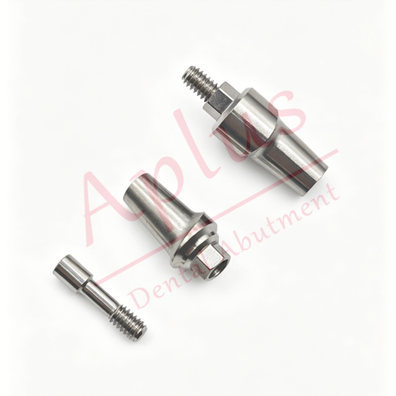 Zimmer TSV 3.5 Hex-Lock Contour Abutments, Straight Dental Implant Zimmer Tapered Screw-Vent 4.5 Titanium Straight Abutment Included Screw