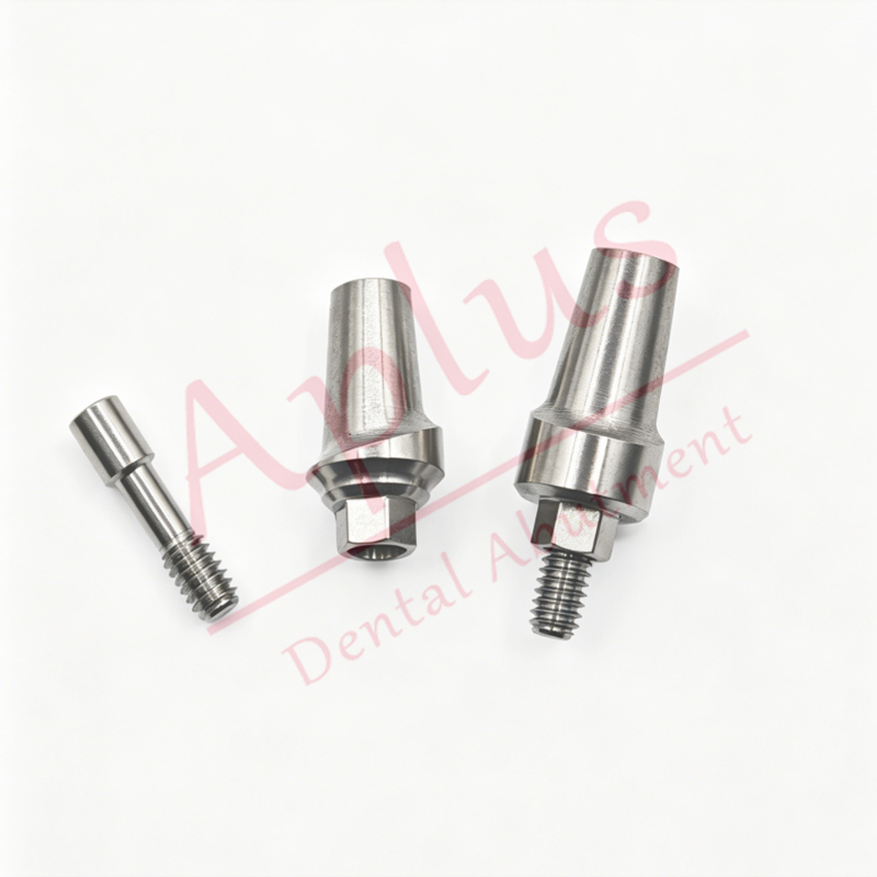 Zimmer TSV 3.5 Hex-Lock Contour Abutments, Straight Dental Implant Zimmer Tapered Screw-Vent 4.5 Titanium Straight Abutment Included Screw