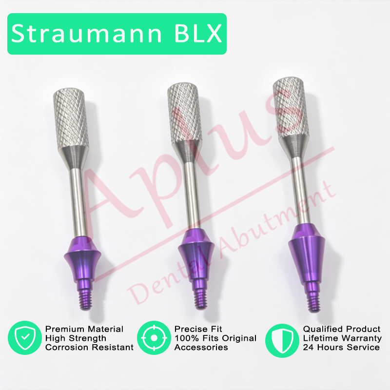 Straumann BLX RB Multi-unit Straight Abutment 062.4722S 062.4723S, ITI BLX RB/WB Screw-retained Abutment MUA Straight Abutment 062.4724S 062.4725S