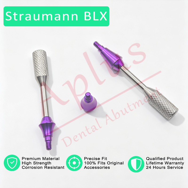 Straumann BLX RB Multi-unit Straight Abutment 062.4722S 062.4723S, ITI BLX RB/WB Screw-retained Abutment MUA Straight Abutment 062.4724S 062.4725S
