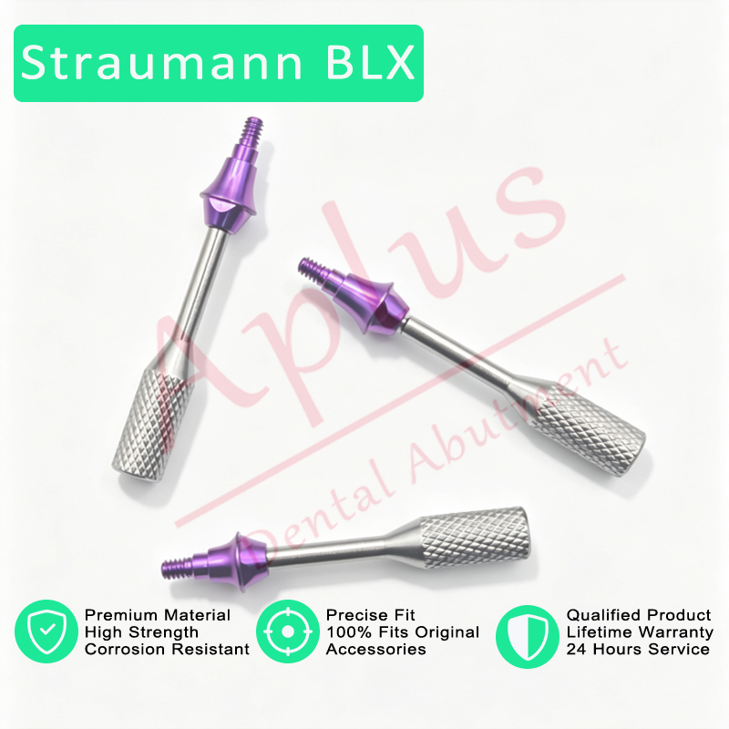 Straumann BLX RB Multi-unit Straight Abutment 062.4722S 062.4723S, ITI BLX RB/WB Screw-retained Abutment MUA Straight Abutment 062.4724S 062.4725S