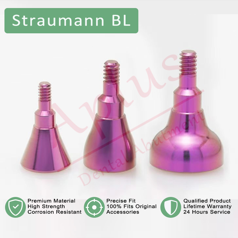Straumann BL NC Healing Abutment Dental Implant ITI Bone Level RC Titanium Healing Cap Conical Shape