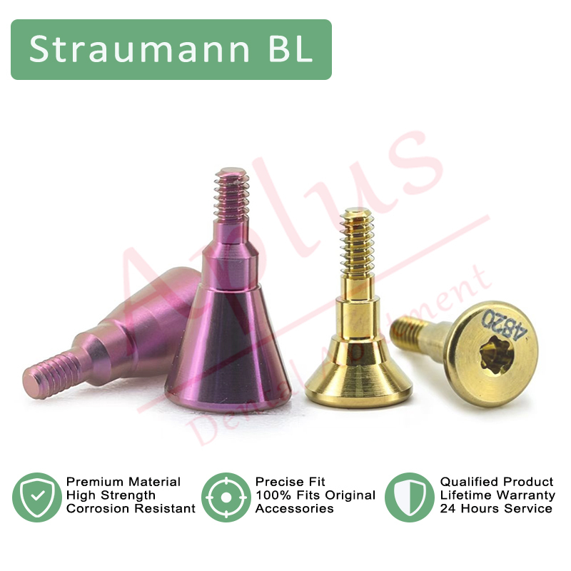 Straumann BL NC Healing Abutment Dental Implant ITI Bone Level RC Titanium Healing Cap Conical Shape