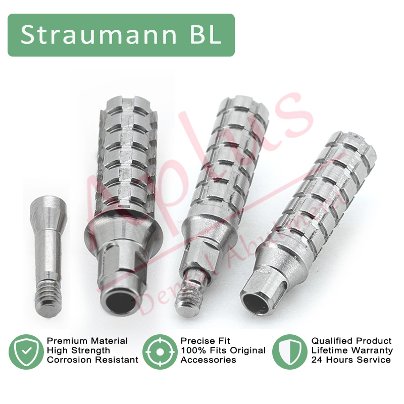 Straumann BL NC Temporary Abutment 024.2375 024.2371 Dental Implant ITI Bone Level RC Titainum Temprorary Abutment 024.4375 024.4371