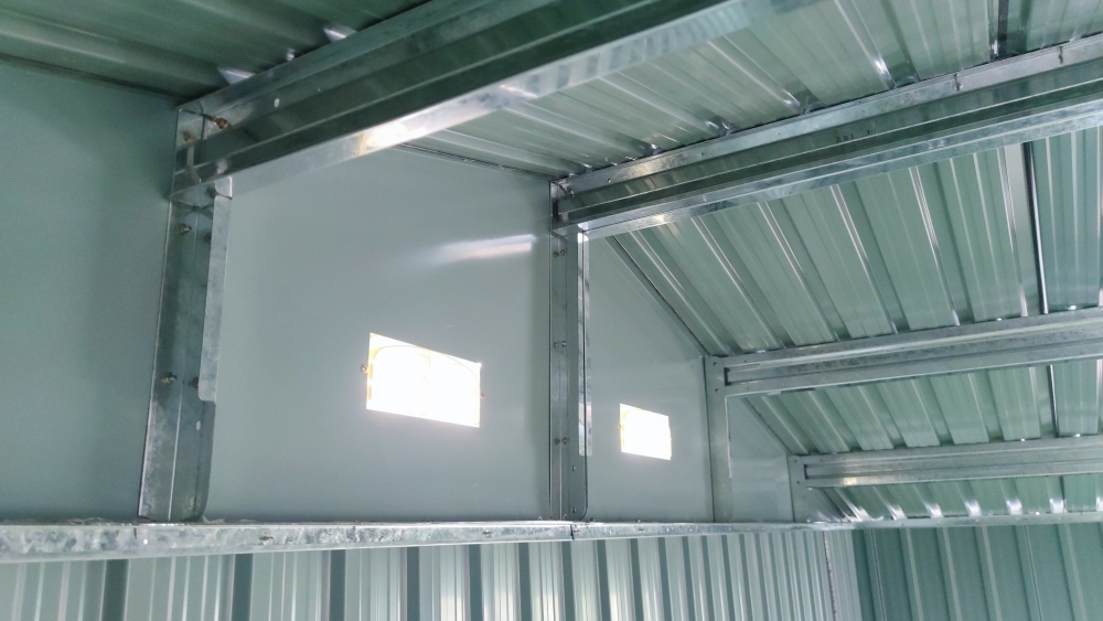 Spacious Outdoor Storage Shed: This 13x20FT outdoor storage shed offers a generous 250 square feet of floor space, perfect for storing trucks, cars, large tools, and lawn equipment. With double front