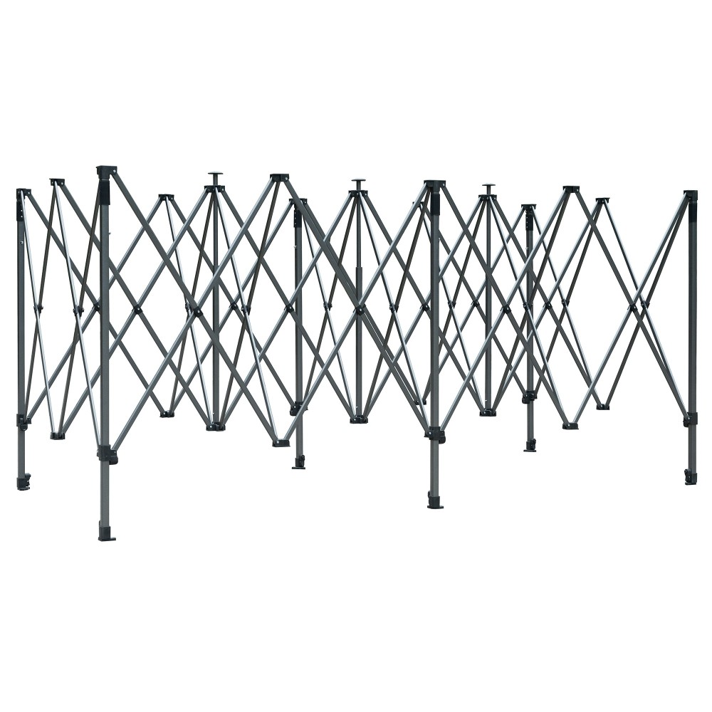 TREXM 10x20 Pop Up Canopy Tent with 6 Sidewalls, Heavy Duty Party Tent, UV and Waterproof Protection, 3 Height Adjustable Outdoor Canopy Tent with Roller Bag for Weddings, Events, and Beach, Khaki