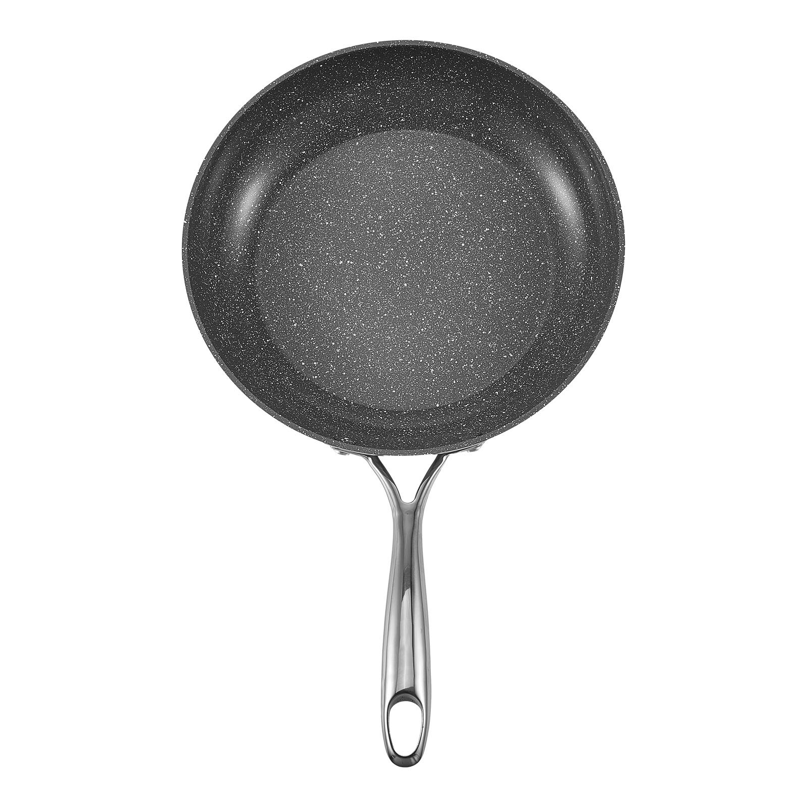3-Piece Nonstick Frying Pan Set - Aluminum Skillet Cookware for Induction, Gas & Electric Stoves
