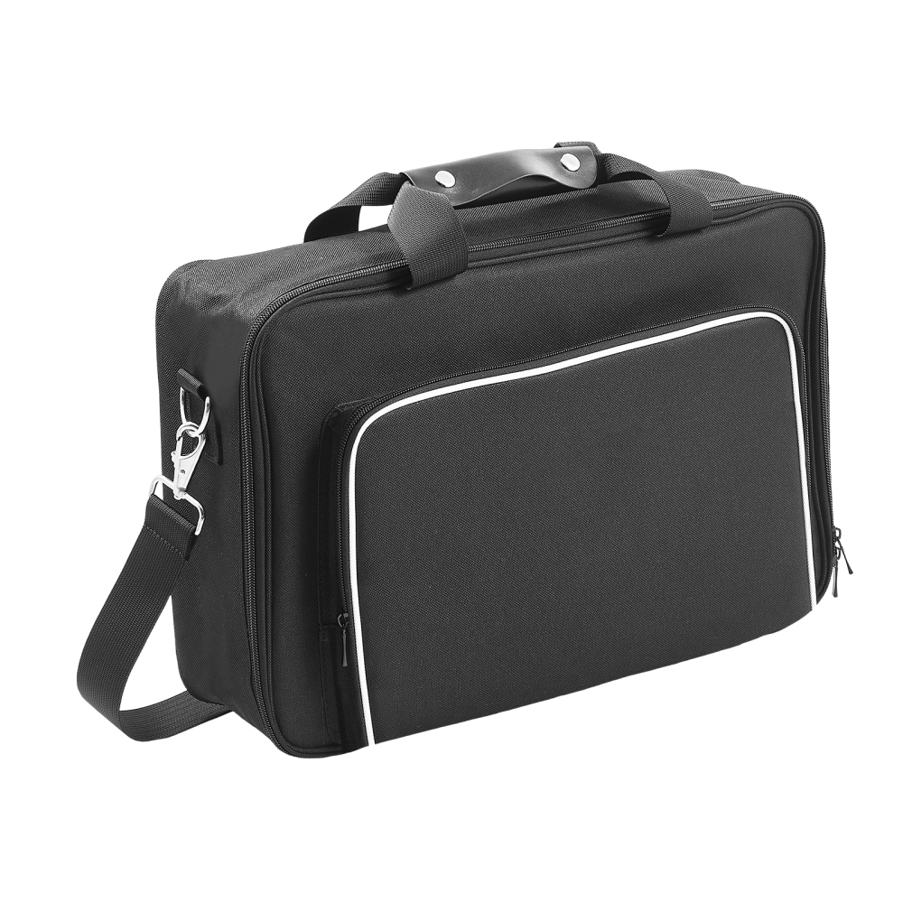 Durable Waterproof Nylon Carrying Case for PS5 & PS5 Slim - Protective Travel Bag with Padded Dividers