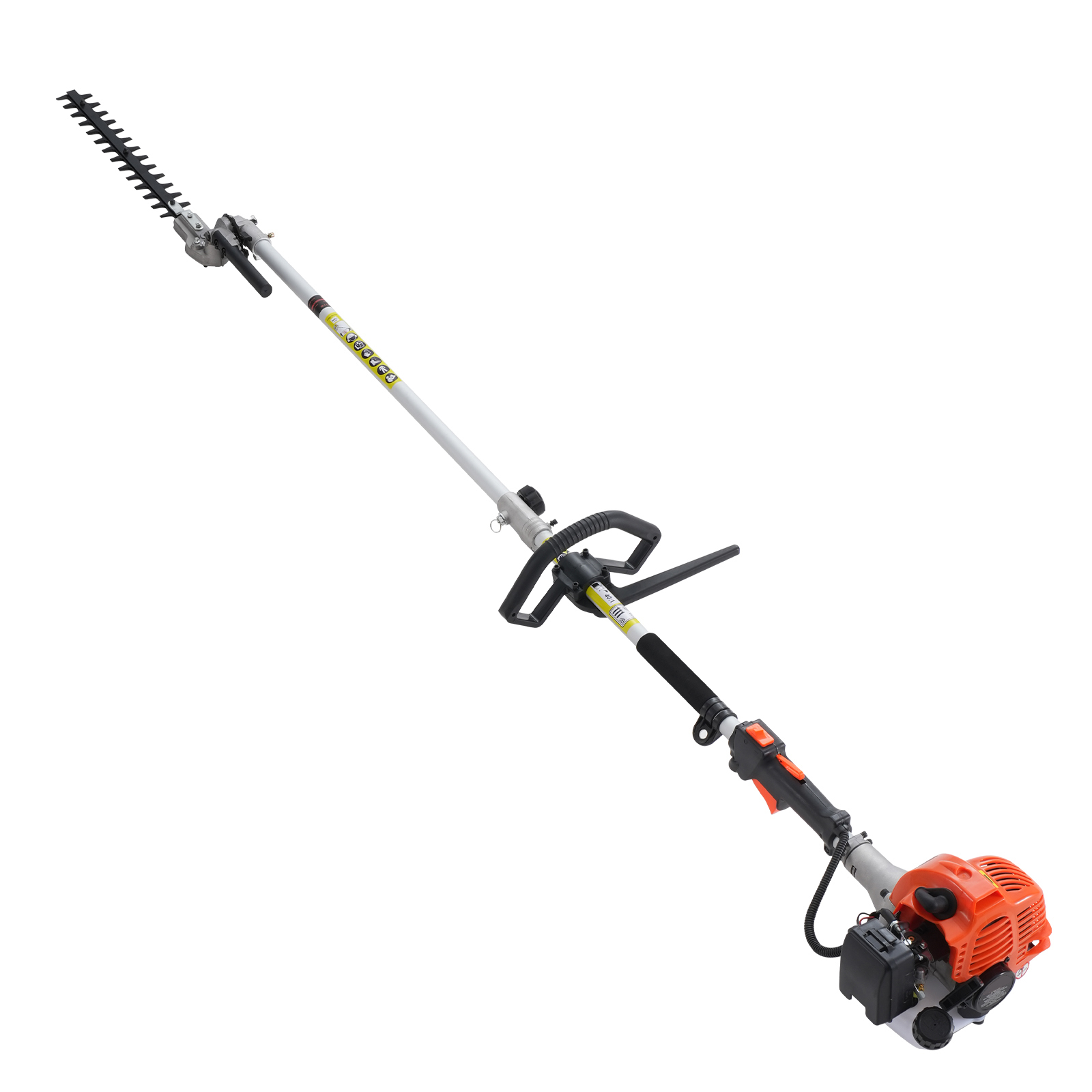 26CC 6-in-1 Gas Powered Multi-Tool System with Pole Saw, Hedge Trimmer, and Weed Eater - Complete Yard Maintenance Kit