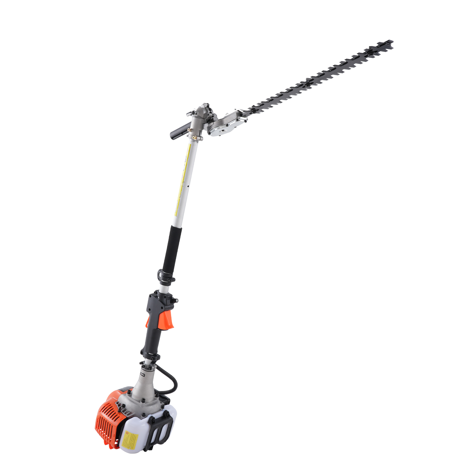 26CC 6-in-1 Gas Powered Multi-Tool System with Pole Saw, Hedge Trimmer, and Weed Eater - Complete Yard Maintenance Kit