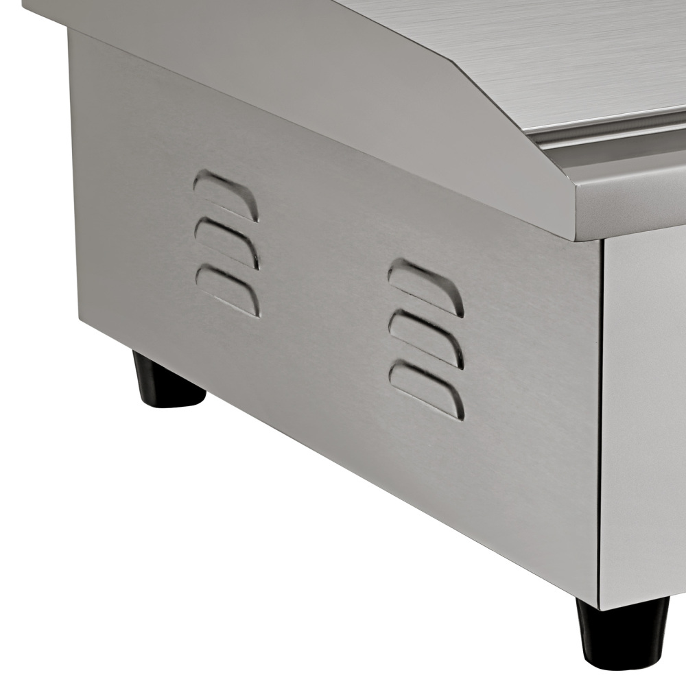 1750W Commercial Electric Griddle Stainless Steel Flat Top Grill with Adjustable Temp Control, Countertop Hot Plate for Steak, Pancakes & Burgers