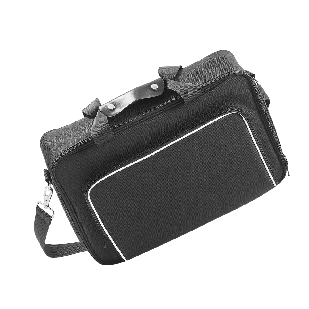 Durable Waterproof Nylon Carrying Case for PS5 & PS5 Slim - Protective Travel Bag with Padded Dividers