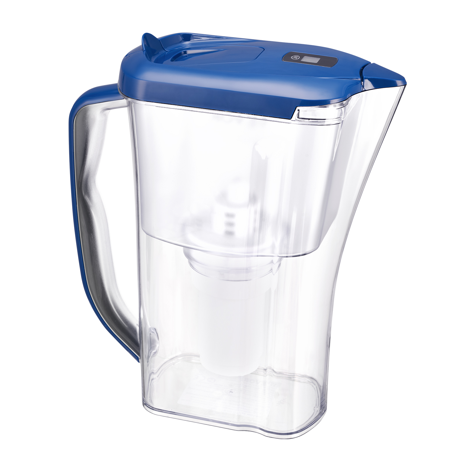 9-Cup Water Filter Pitcher with 5-Stage Filtration & Electronic Timer - BPA-Free Plastic Water Dispenser for Fridge