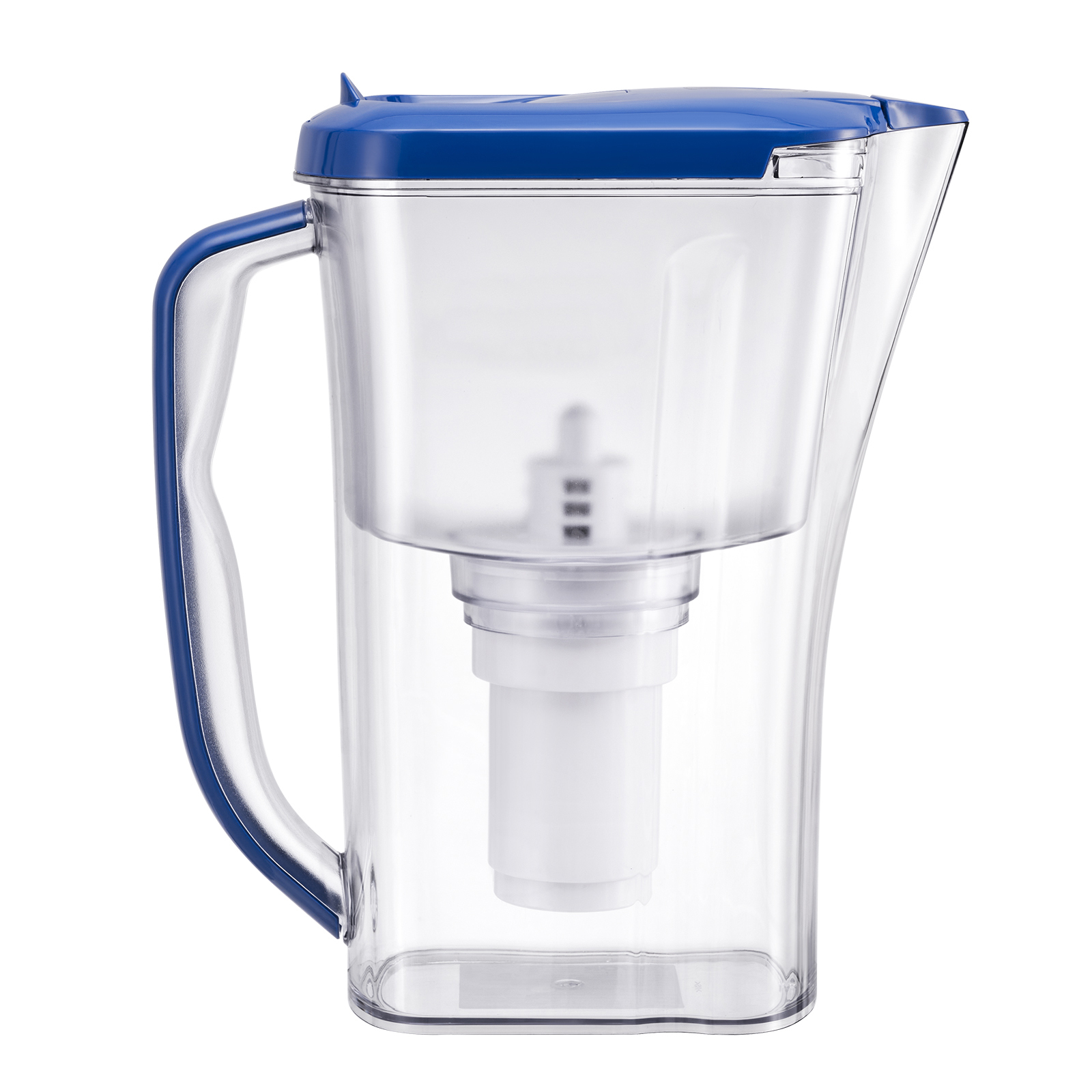 9-Cup Water Filter Pitcher with 5-Stage Filtration & Electronic Timer - BPA-Free Plastic Water Dispenser for Fridge