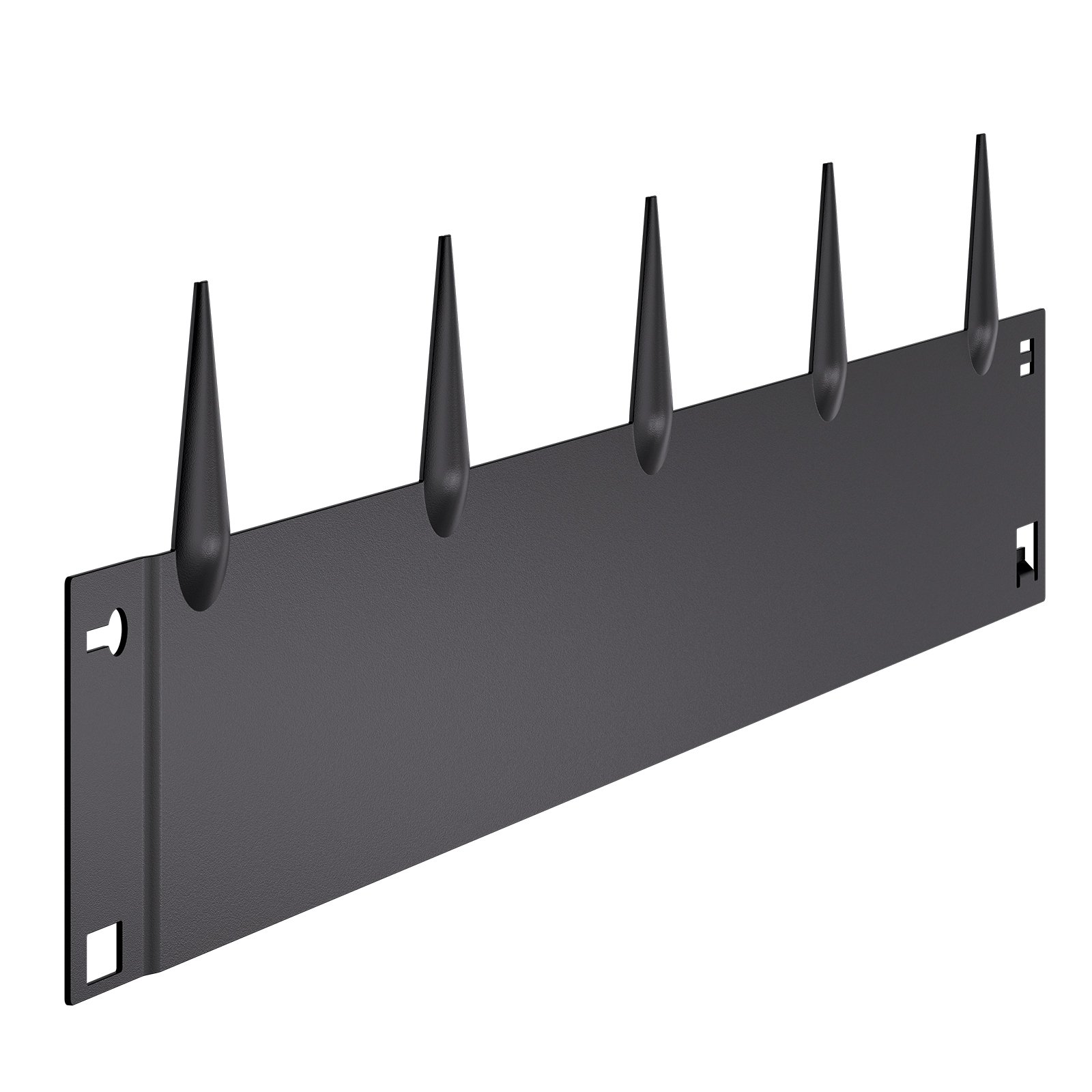 5-Pack Heavy Duty Steel Landscape Edging Kit - 39" Rust-Resistant Metal Garden Border with Spikes for Flower Beds, Lawns & Driveways