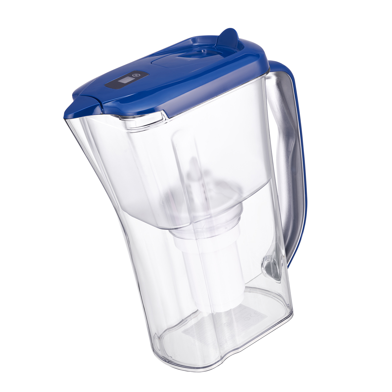 9-Cup Water Filter Pitcher with 5-Stage Filtration & Electronic Timer - BPA-Free Plastic Water Dispenser for Fridge