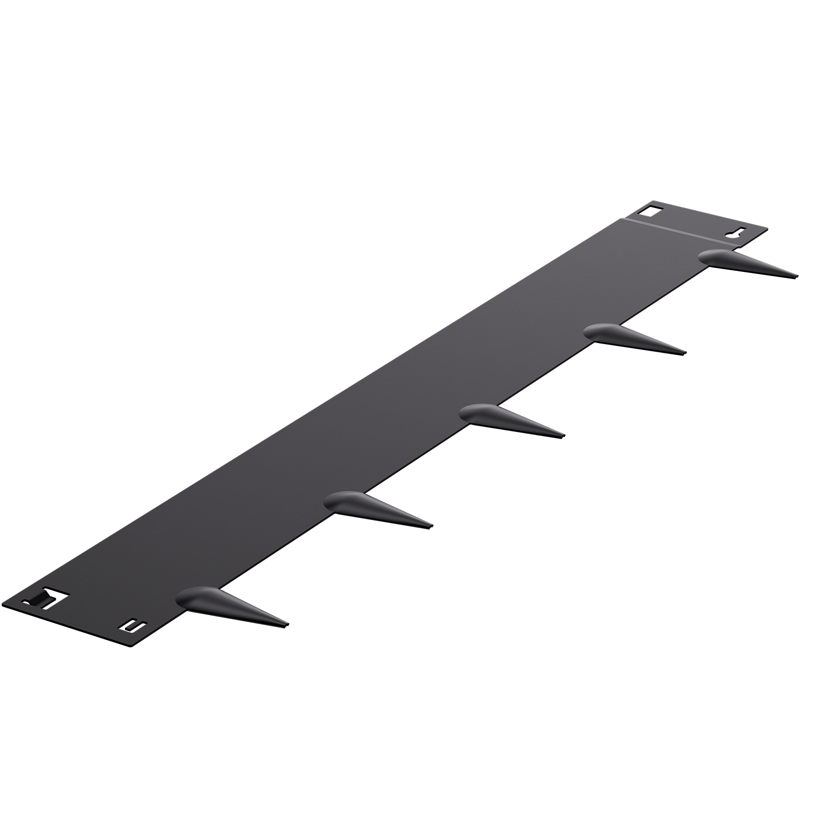 5-Pack Heavy Duty Steel Landscape Edging Kit - 39" Rust-Resistant Metal Garden Border with Spikes for Flower Beds, Lawns & Driveways