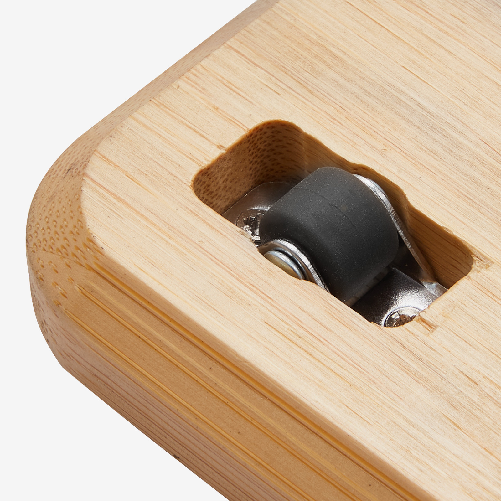 Bamboo Kitchen Appliance Slider - Heavy Duty Rolling Tray for Countertop Organization