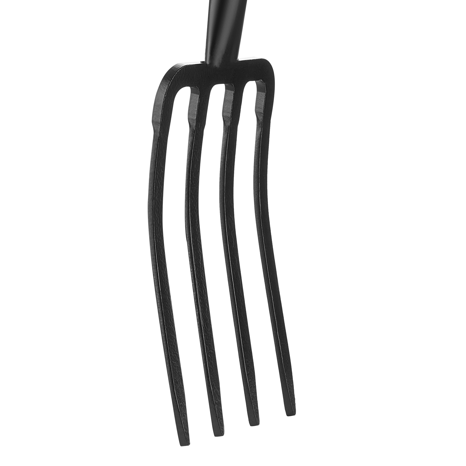 Heavy Duty Garden Fork with Fiberglass Handle - 4 Tine Digging Pitchfork for Compost, Soil Aeration & Yard Work